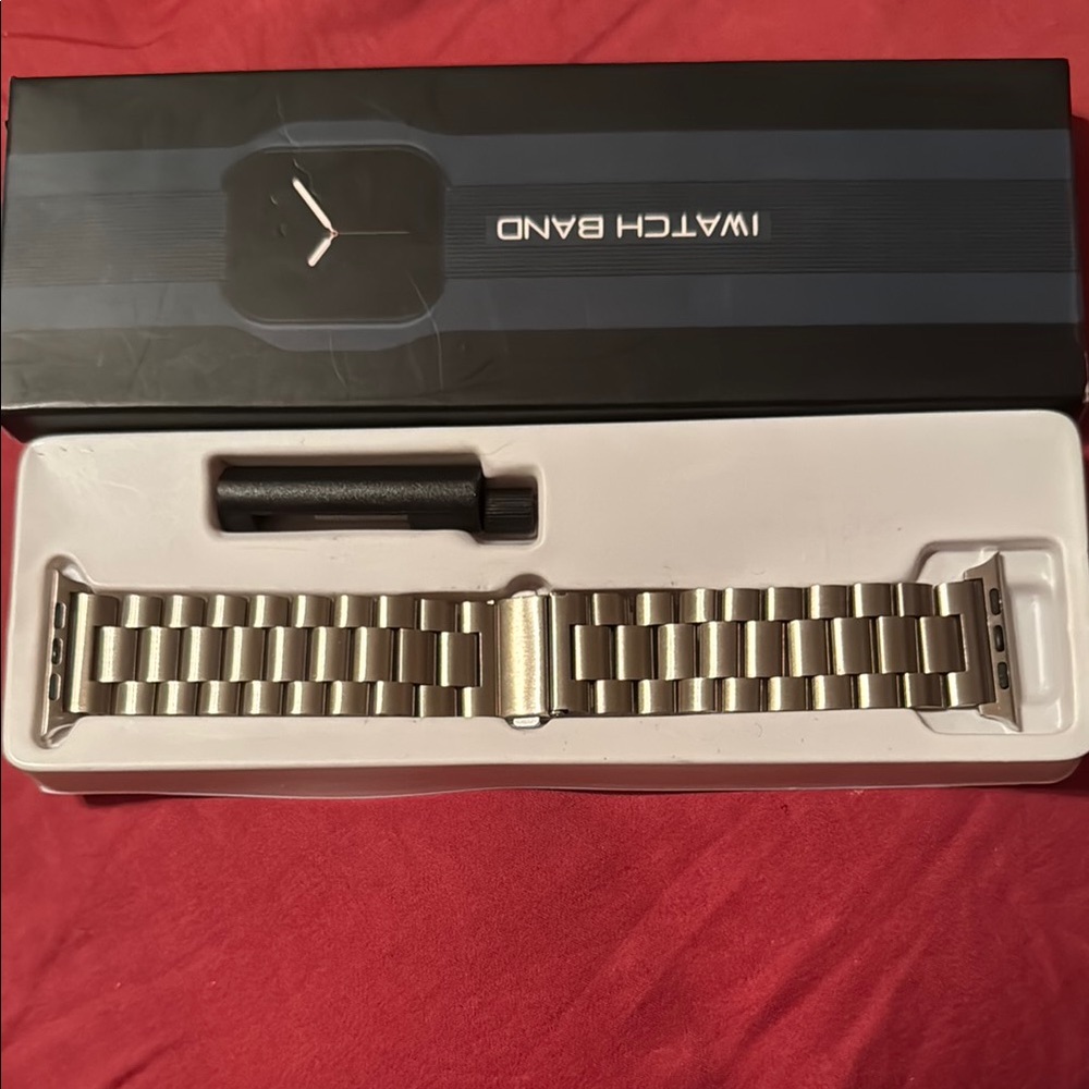 Silver Metal Watch Band